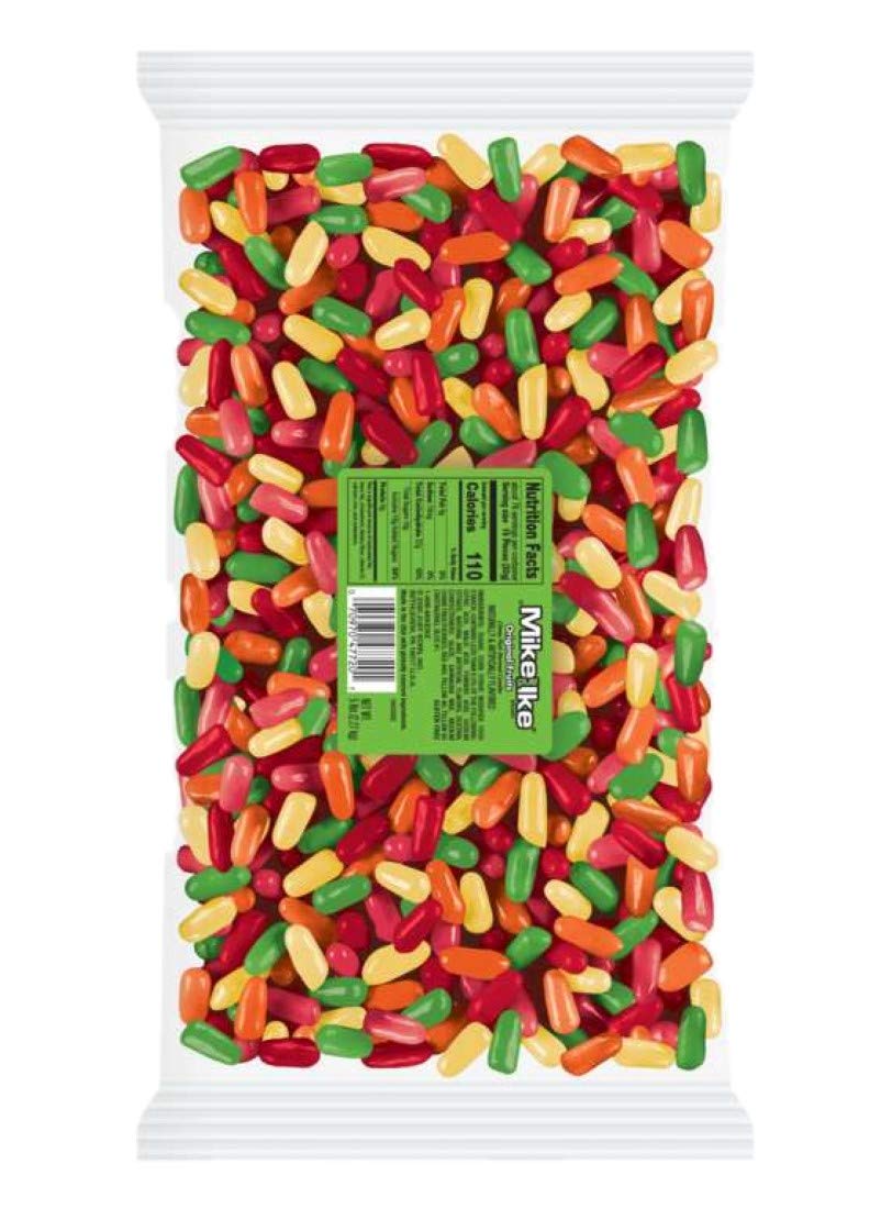Mike & Ike Original Fruits Bulk Official 5 Lb.Bag