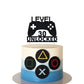 Level 30 Unlocked Cake Topper, Video Game Cake Topper, Game Controller Cake Topper For 30Th Birthday Party Decoration