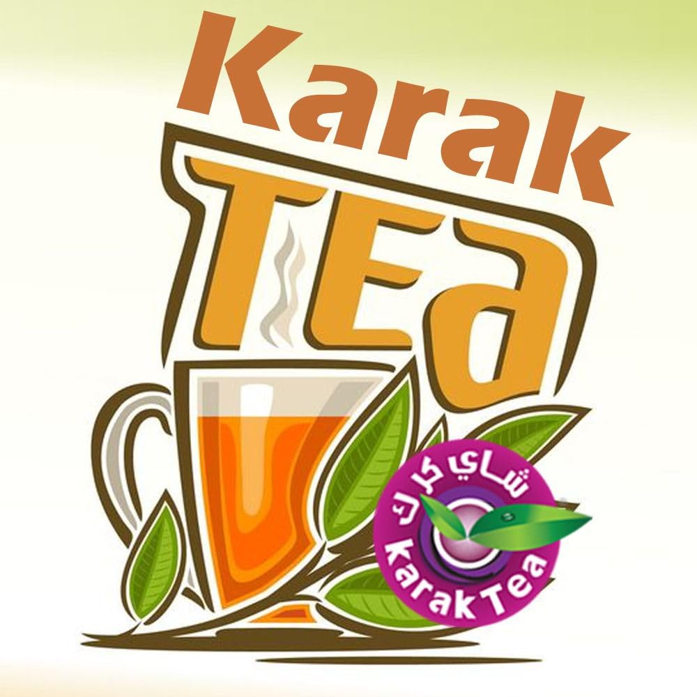 KARAK TEA Premium Instant Premix Chai Latte - Saffron Unsweetened, Model 636599 - 010