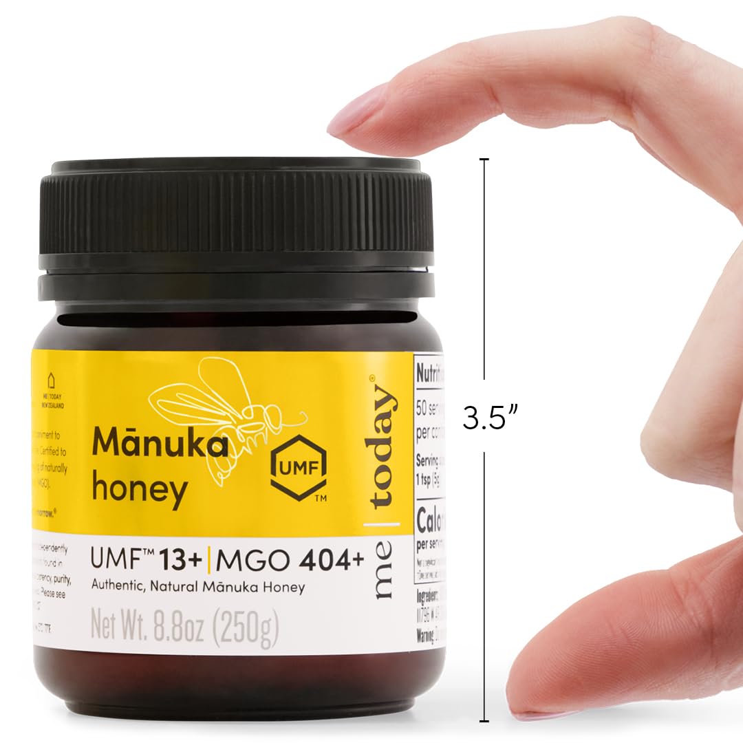 Me Today - Manuka Honey Umf 13+/Mgo 404+ From New Zealand (8.8Oz) Authentic, Raw & Unpasteurized