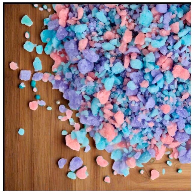 Oasis Supply, Crunch, Ice Cream Topping, Cupcake And Dessert Topper, Cotton Candy Crunch, 14 Ounces