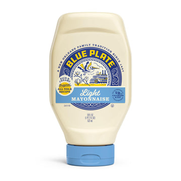 Blue Plate Light Mayonnaise, 18 Fl Oz Squeeze Bottle (Pack Of 6)