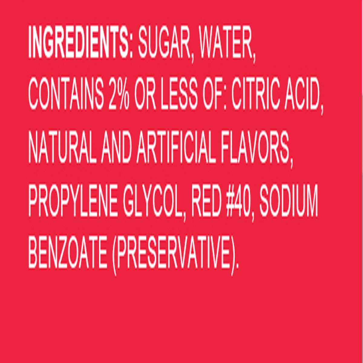 Hypothermias Cherry Ready To Use Gallon (128 Fl. Oz) Hawaiian Snow Cone Flavors Syrup - Shaved Ice, 100% Pure Cane Sugar