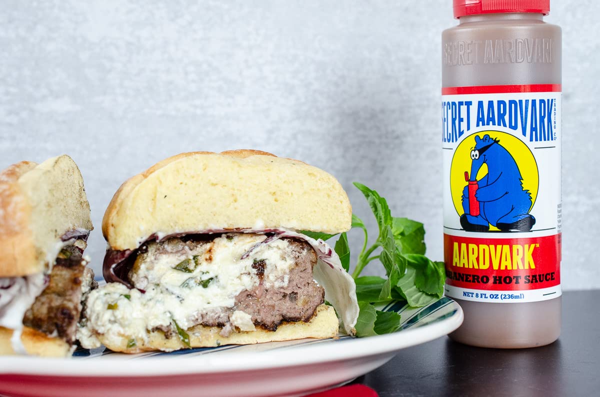 Secret Aardvark Habanero Hot Sauce - Habanero Peppers & Roasted Tomatoes, Medium Spiced Hot Sauce, BBQ Sauce, Non-GMO, Low Sugar