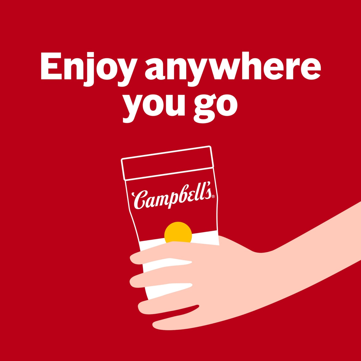 Campbells Sipping Soup, Butternut Squash & Sweet Potato Soup, 11.1 oz Microwavable Cup (Case of 8)