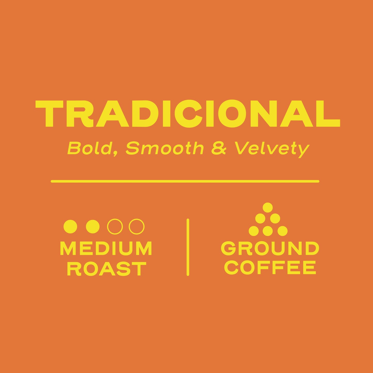 Sello Rojo, Tradicional Medium Roast Ground Coffee Bag, 16 Oz, Pack Of 3