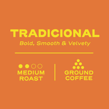 Sello Rojo, Tradicional Medium Roast Ground Coffee Bag, 16 Oz, Pack Of 3