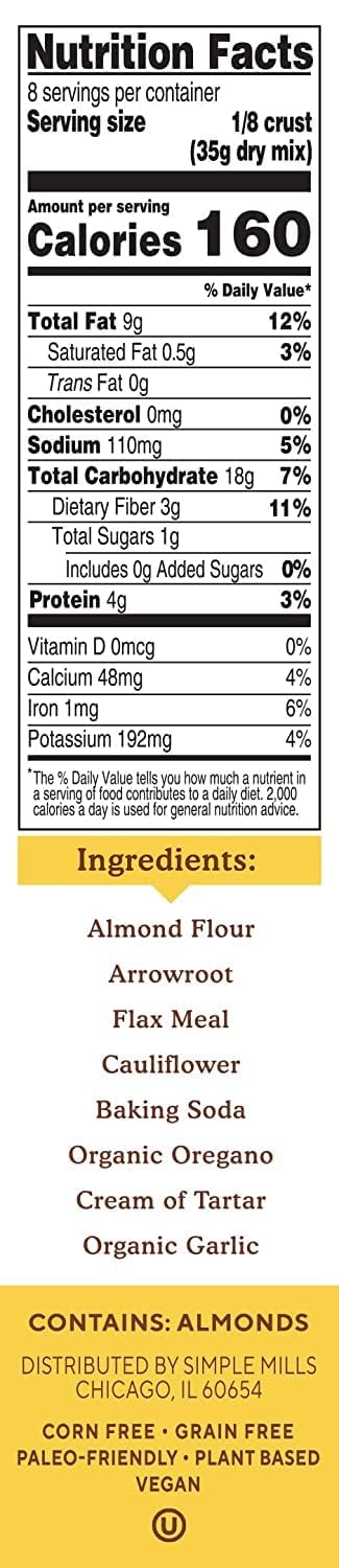 Simplemill Sim Pizza Dough Mix 9.8 Oz (Pack Of 6)6