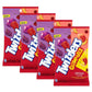 Munchique Twizlrs Gummies Candy, Cherry Fusion Blend, Soft & Chewy, 7 oz Bags, 4 Pack