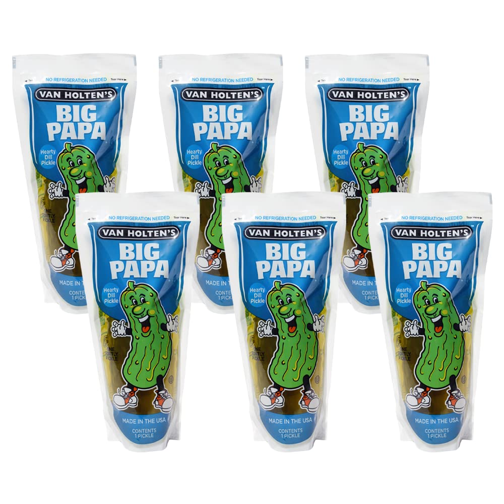 Van Holten'S Pickles - Big Papa Pickle-In-A-Pouch - 6 Pack