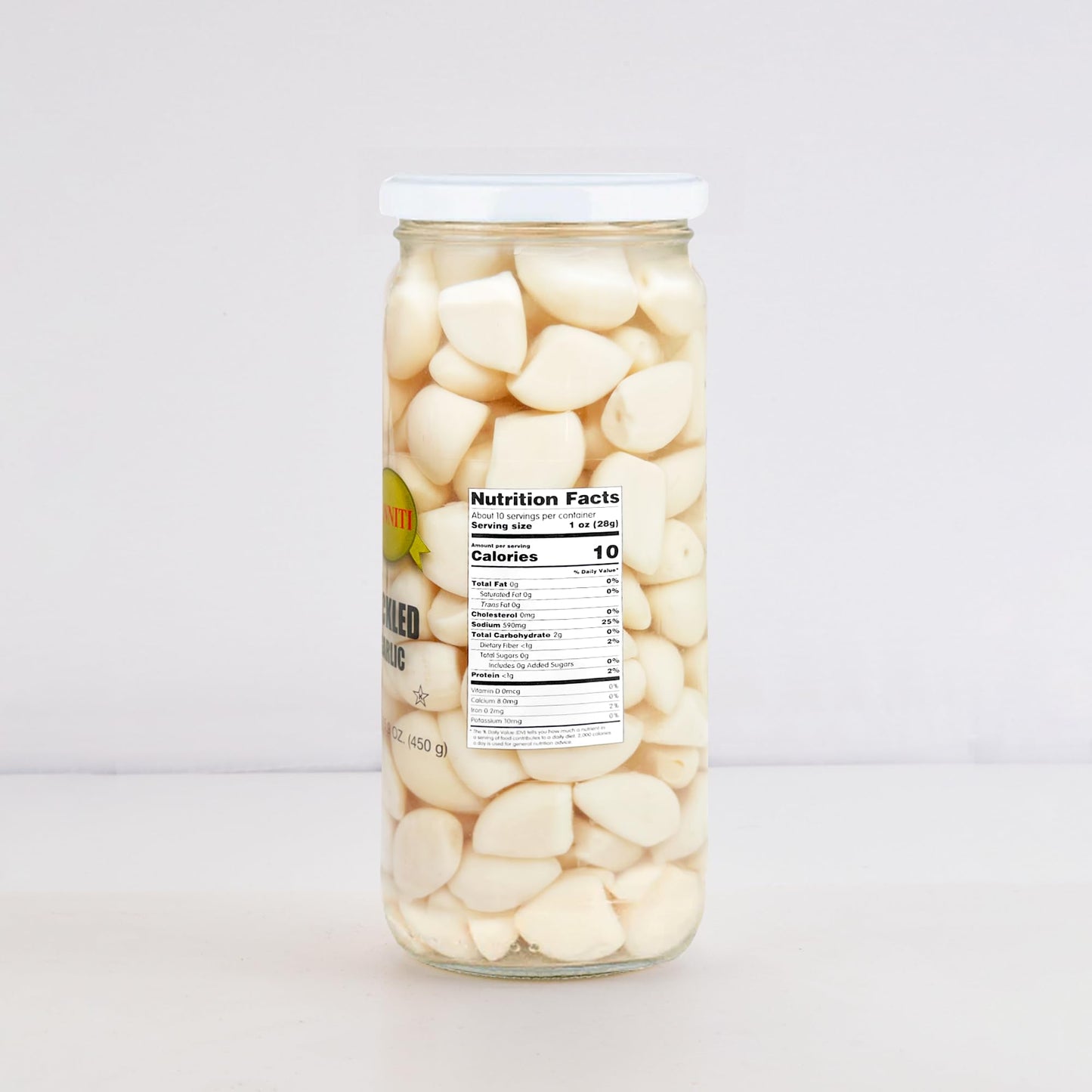 Sanniti Spanish Pickled Garlic - 15.9 Ounces, Pack of 1