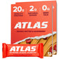 Atlas Bars - 20g Protein, 2g Natural Sugar, 0g Seed Oils (Peanut Butter Raspberry, 24 Count)