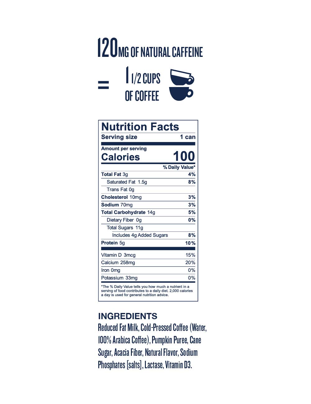 La Colombe  Coffee Draft Latte Pumpkin Spice  4 Count  9 Fl Oz