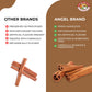 Angel Brand Cassia Cinnamon Sticks - Whole 2.5Oz Bottle - Aromatic, Fresh, And Flavorful Cinnamon Sticks For Cooking, Baking, Be