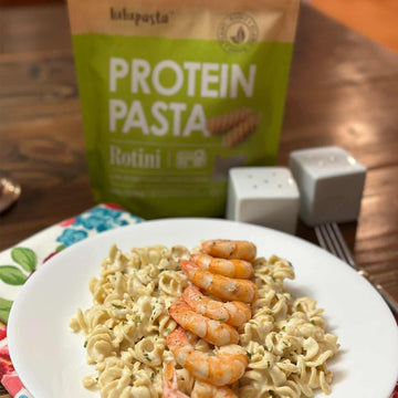 Wholesome Provisions High Protein Pasta, Gluten Free, 19g Protein, 4g Net Carb, 8 Ounce, Rotini