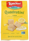 Loacker Wafer Cookie - Quadratini - Lemon Creme - 8.82 oz - case of 8 - - - - - -