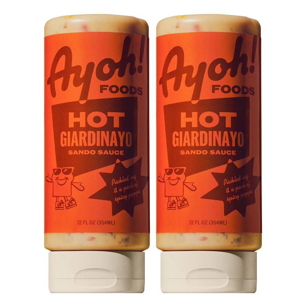 AYOH Foods Mayo Gone Wild - Easy Squeeze Condiment for Sandwiches, Burgers, Fries - 13.2 cm x 6.9 cm x 19 cm