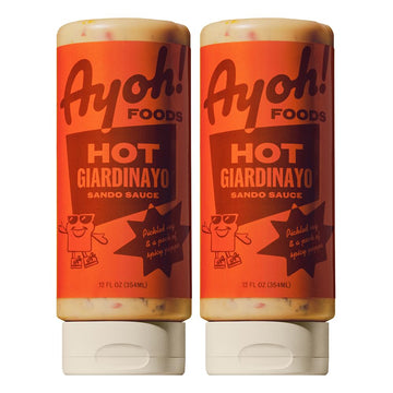AYOH Foods Mayo Gone Wild - Easy Squeeze Condiment for Sandwiches, Burgers, Fries - 13.2 cm x 6.9 cm x 19 cm