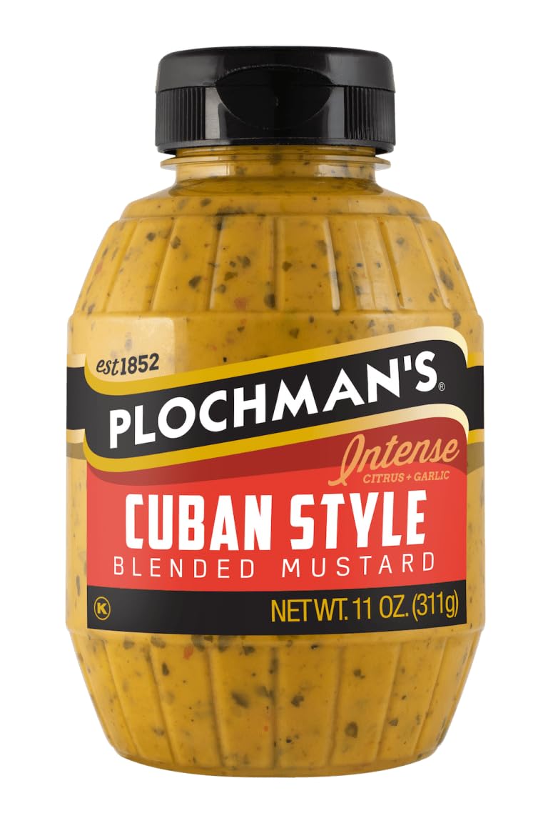 Plochmans Cuban Mustard, 11 oz (Pack of 6), Natural Flavor