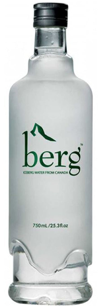 Berg Water Sourced From Icebergs 25.36Oz (One 750Ml Glass Bottle)