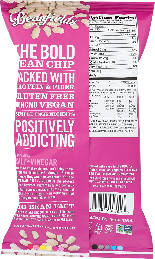 Beanfields Khfm00336387 5.5 Oz Himalayan Salt & Vinegar Bean Chips