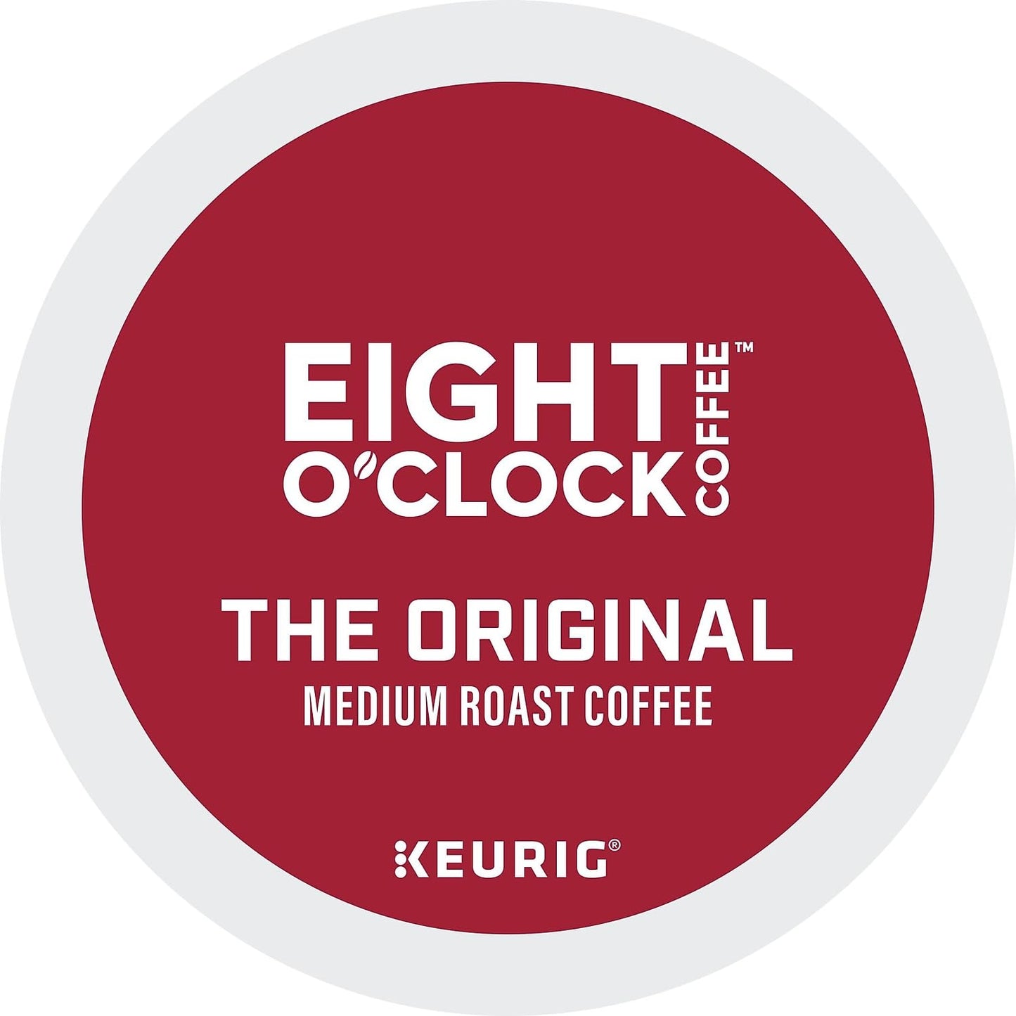 Eight O'Clock Original Coffee Keurig K-Cup Pods, Medium Roast, 96/Carton (64053)