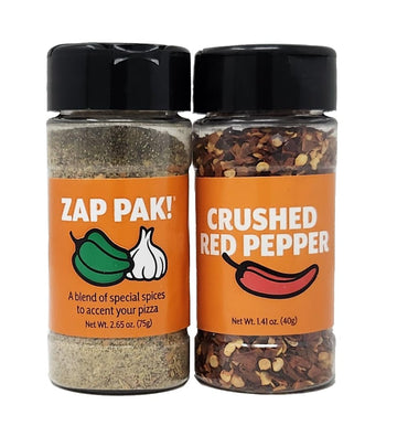 Generic Little Caesar Seasoning's (Combo Pack of Crushed Red Pepper and Zap Pak)