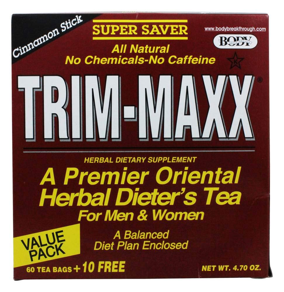 Body Breakthrough Herbal Dieters Tea Cinnamon Stick - 70 Tea Bags, 4.94 oz, Model 58992