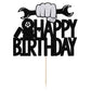 Lveud Happy Birthday Cake Topper -Car Enthusiasts Happy Birthday Cake Topper-Auto Repair Engineer Cake Decorations
