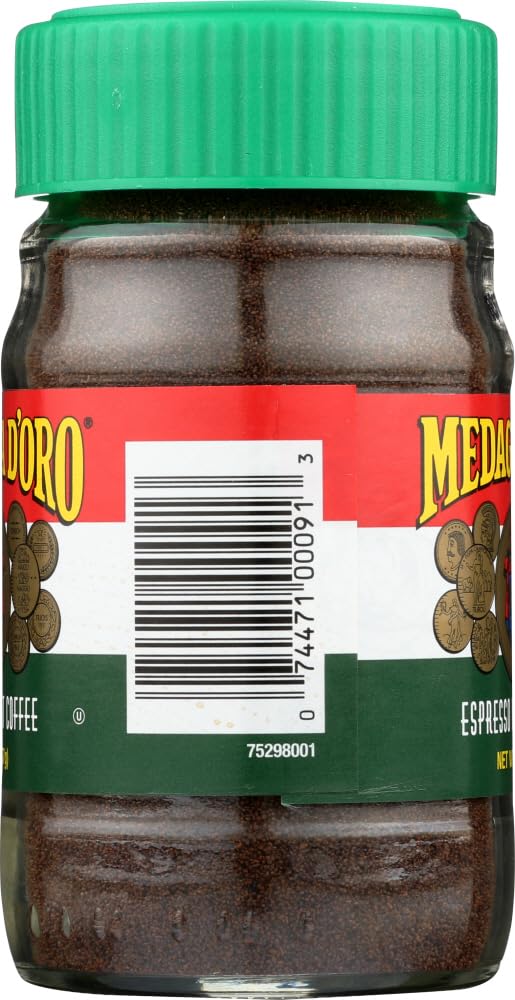 Medaglia D'Oro Instant Espresso Coffee, 2-Ounce Jars (Pack Of 3)