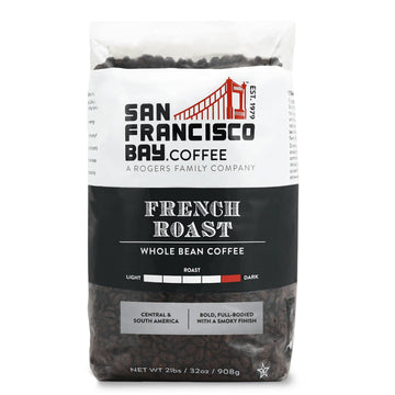 San Francisco Bay French Roast, Whole Bean Coffee, 908G - Dark Roast