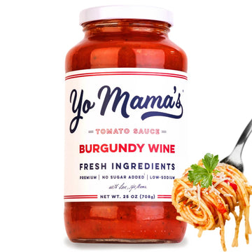 Yo Mamas Foods Keto Pasta Sauce, No Sugar Added, Low Carb, Gluten Free, 1.56 lb