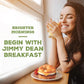 Jimmy Dean Delights Turkey Sausage, Egg White & Cheese Croissant Sandwiches, 4 Count (Frozen)
