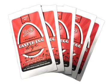 Fantis Easter Egg Red Food Coloring Dye, Traditional Greek Style, 5 Pack