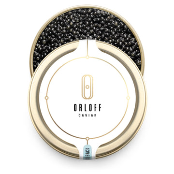 ORLOFF Hackleback Wild Caught American Sturgeon Black Caviar - 1.75 oz / 50 g - Hackleback Malossol Roe - OVERNIGHT SHIPPING