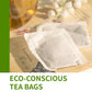 Teelux Mint Green Tea Bags, Green Tea With Peppermint, Spearmint And Lemongrass, Caffeinated, 100% Real And Natural, 100 Count
