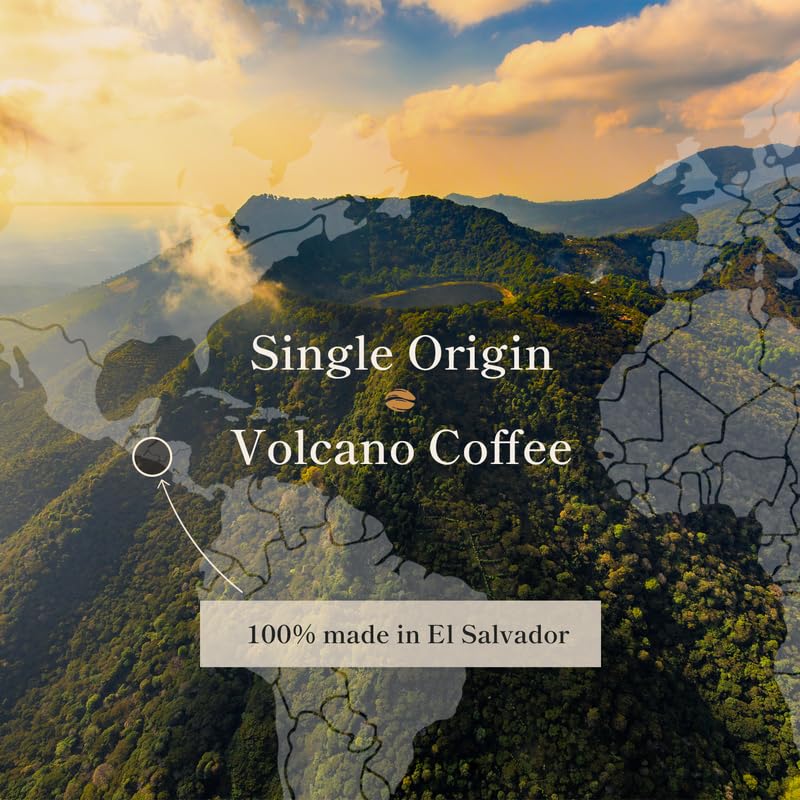 Bean of Fire Medium Roast Ground Coffee - El Salvador Red Bourbon Honey, Smooth & Fruity, 16 oz