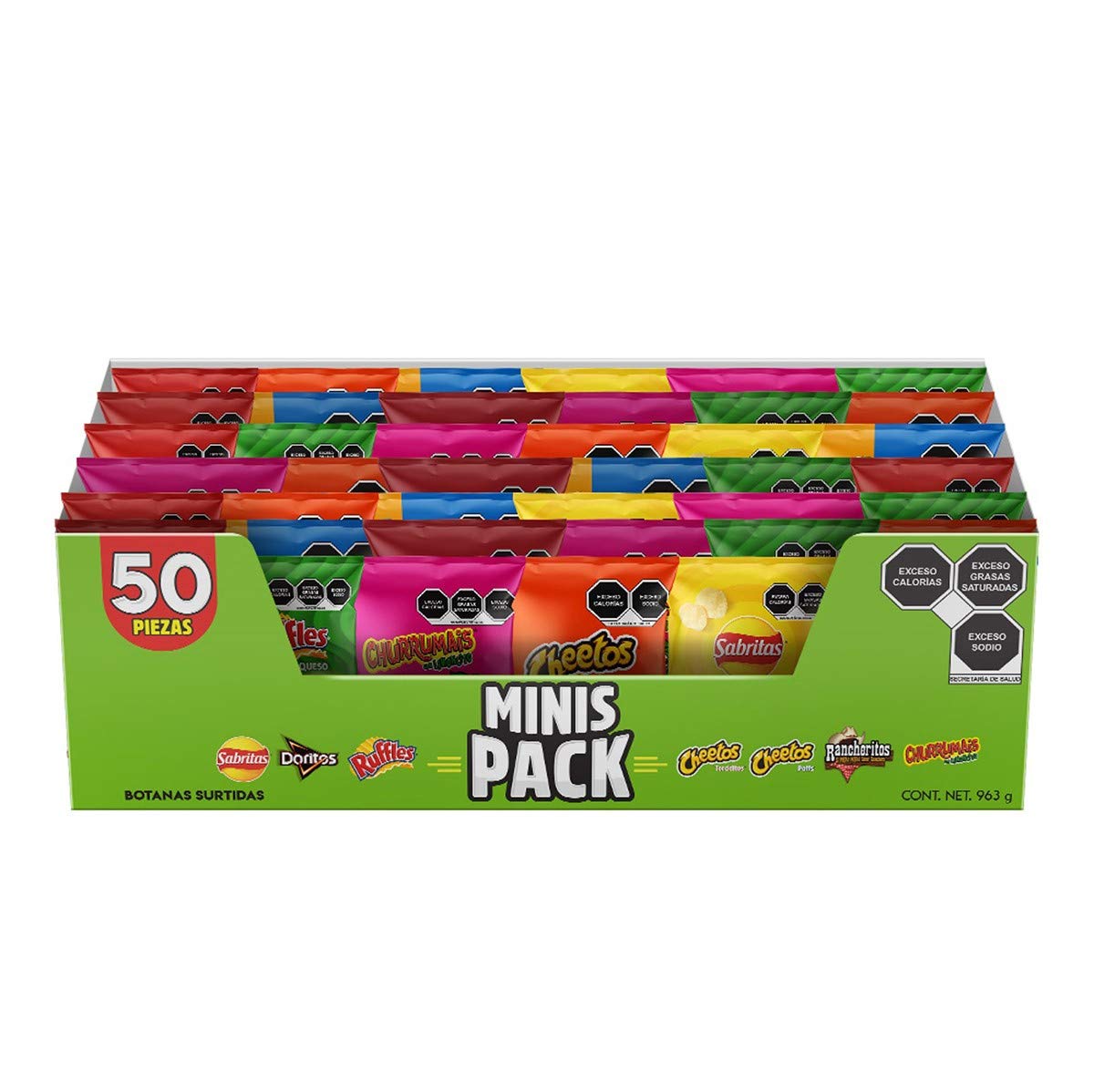 Sabritas - Sabritas Minis Assorted Snack Chips - 50 Pieces