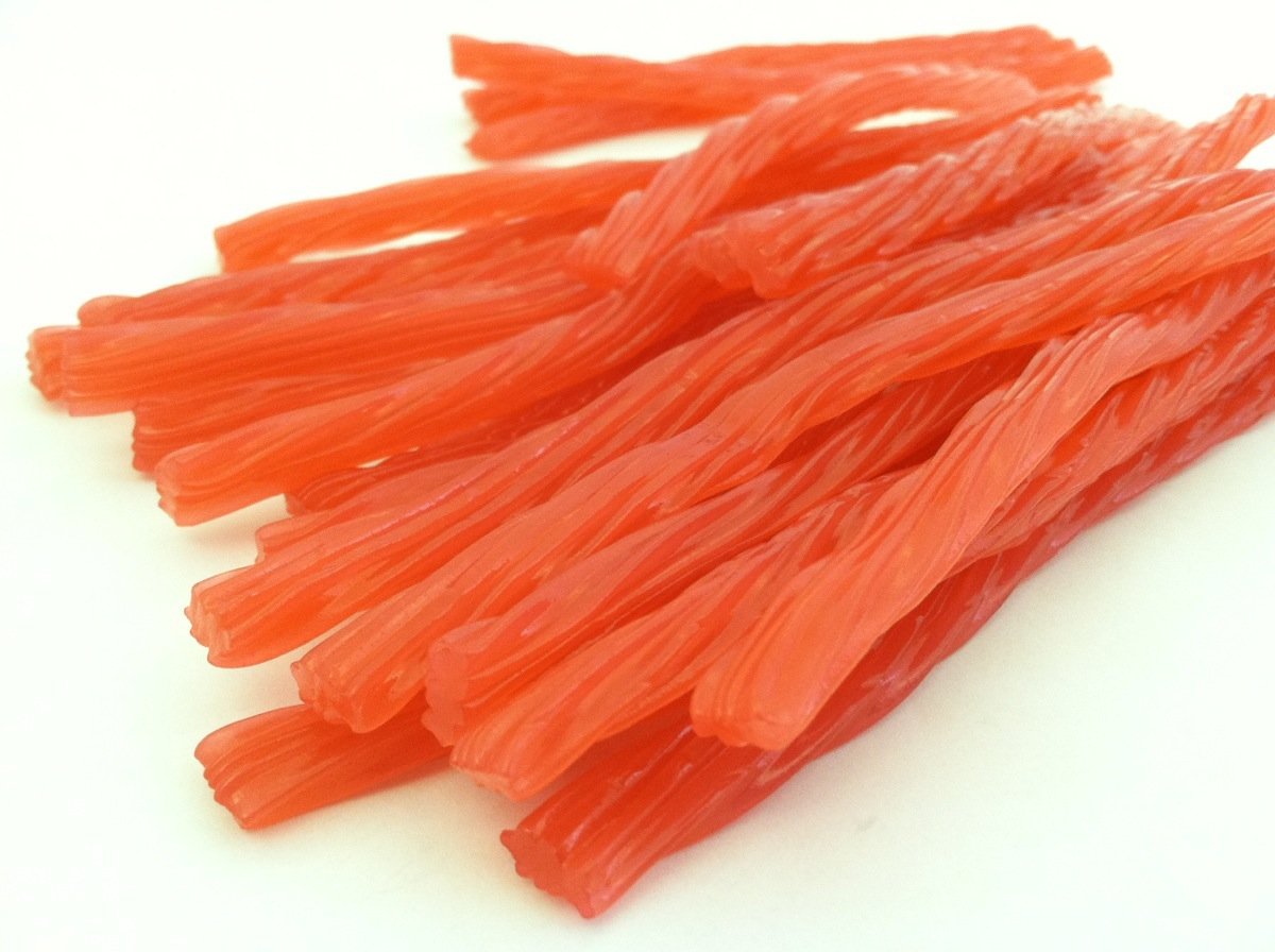 Watermelon Licorice Twists Pack of 3 - Fat-Free Old Fashioned Gourmet Watermelon Licorice - Soft & Chewy Texture with Bold Fresh