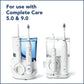 Waterpik Triple Sonic Toothbrush Heads Replacement, White, 3 Count - Complete Care STRB-3WW for Optimal Oral Hygiene