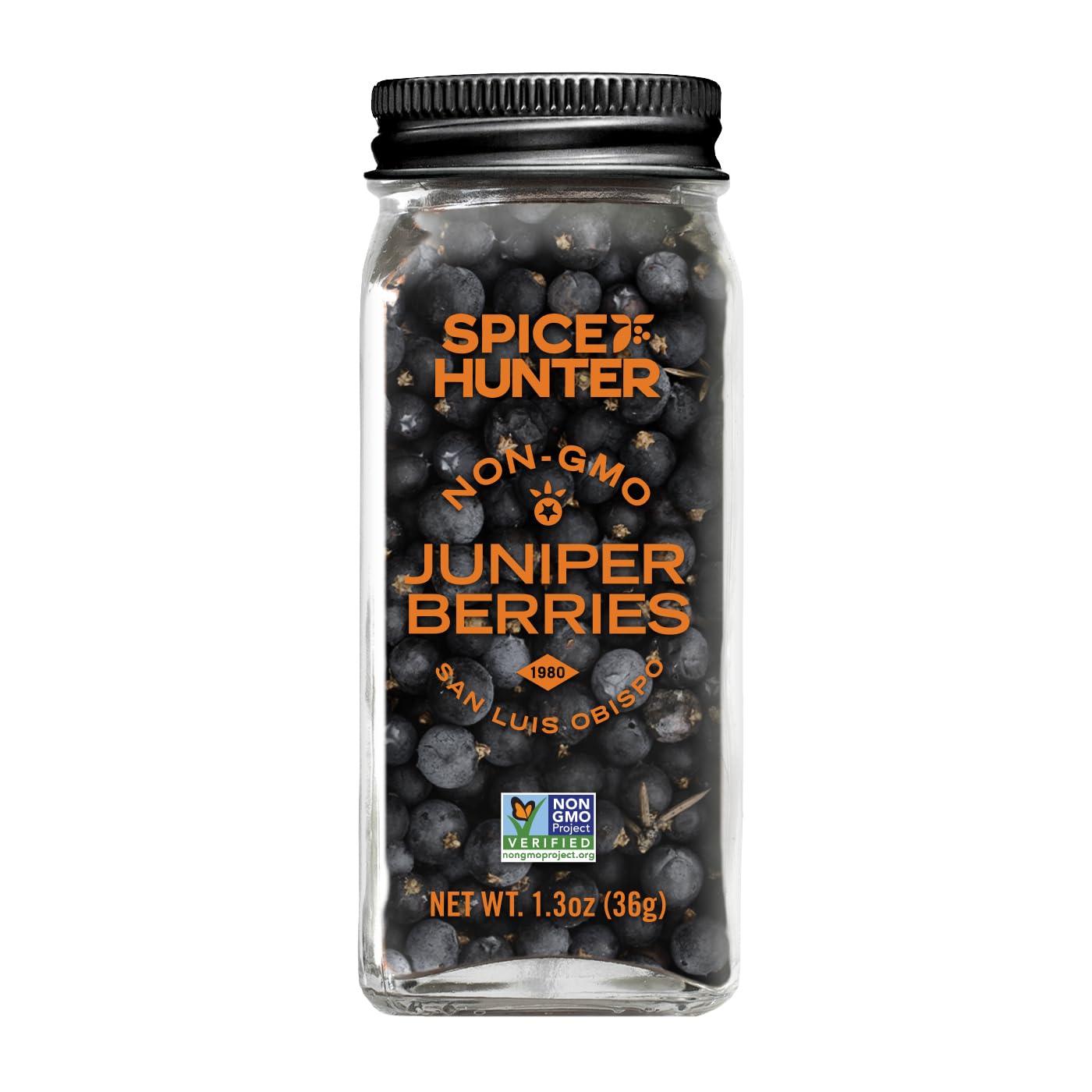The Spice Hunter Juniper Berries Whole, 1.3-Ounce Jar