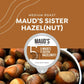 Mauds Sweet Hazelnut Flavored Coffee Pods  100 ct | Sister Hazelnut Flavor | 100% Arabica Medium Roast Coffee | Solar Energy Produced Recyclable Pods Compatible with Keurig K Cups Maker