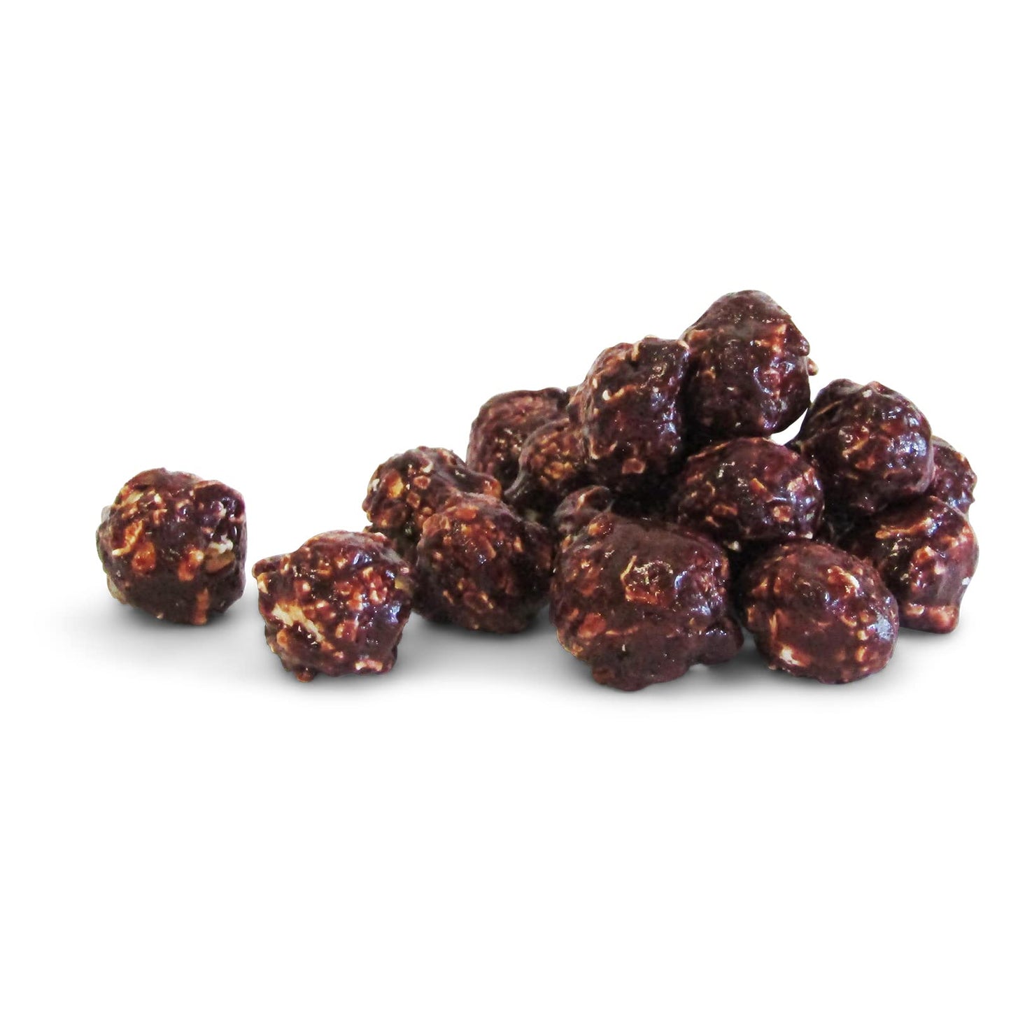 Gourmet Chocolate Popcorn by Its Delish, 16 OZ Jumbo Container - Festive Caramel Corn Air Popped Sweet and Crunchy Glazed Carmel
