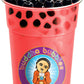 Buddha Bubbles Boba Watermelon Boba Drink Mix Powder 10 Ounce Pink