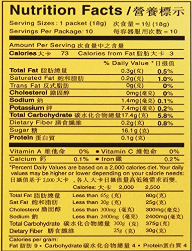 Dali All Natural Instant Honeyed Ginger Drink 20-count Bags