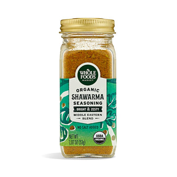 Whole Foods Market, Organic Seasoning, Shawarma (No Salt Added), 1.87 Ounce
