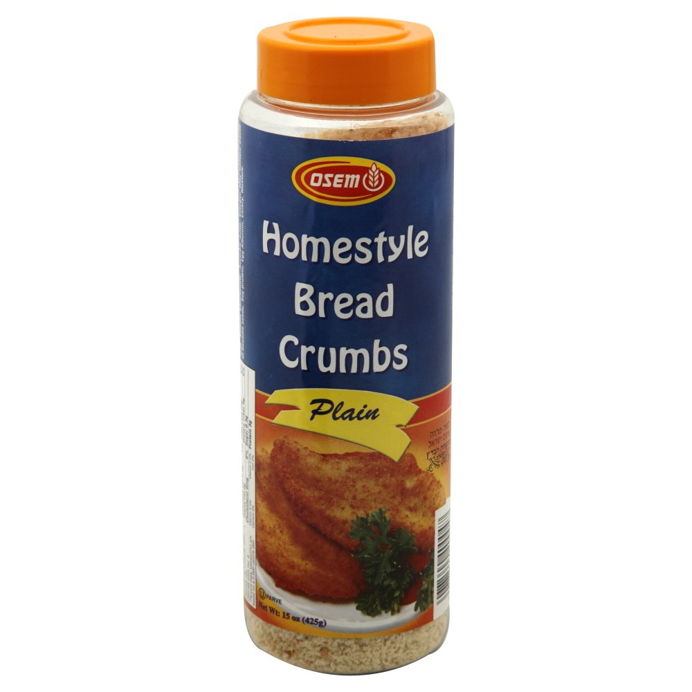 Osem Homestyle Bread Crumbs, Plain, 15 Ounce (Pack of 12)