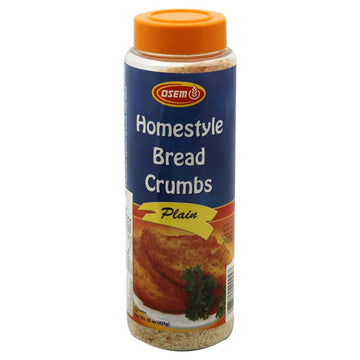 Osem Homestyle Bread Crumbs, Plain, 15 Ounce (Pack of 12)