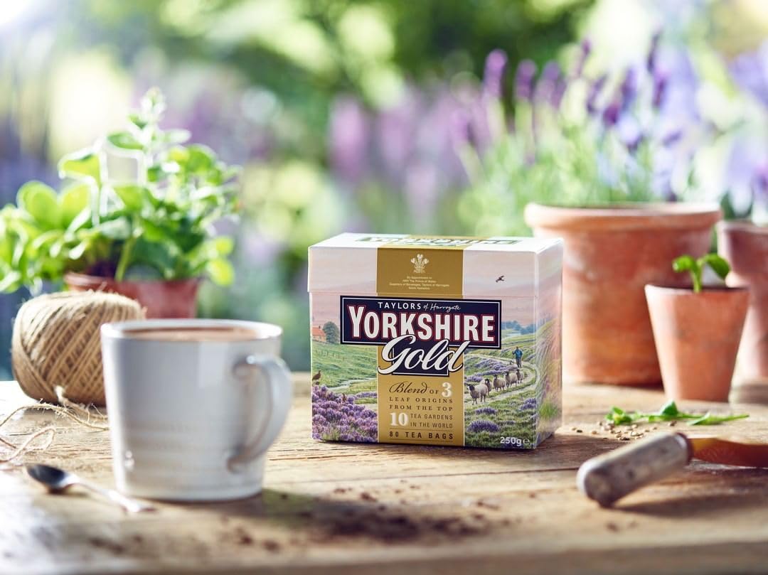 Yorkshire Tea Taylors of Harrogate Individually Wrapped Tea Bags, 200 Count, Pack of 1