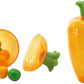 The Dreidel Company Fillable Easter Carrots, 5.5 Plastic Containers, 24-Pack, Bright Orange